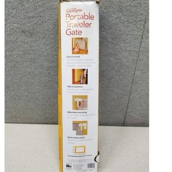 North states gate portable traveler gate lightweight, folds, stows goes anywhere - Picture 3 of 10